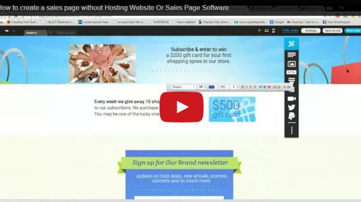 How to create a sales page without Hosting Website Or Sales Page Software