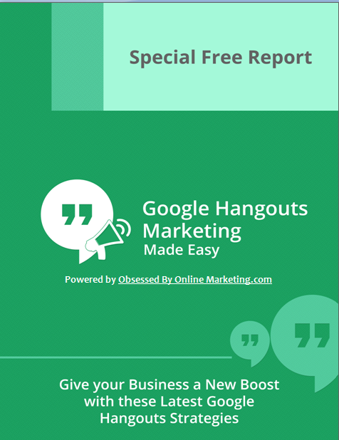 Free Google Hangouts Marketing Report